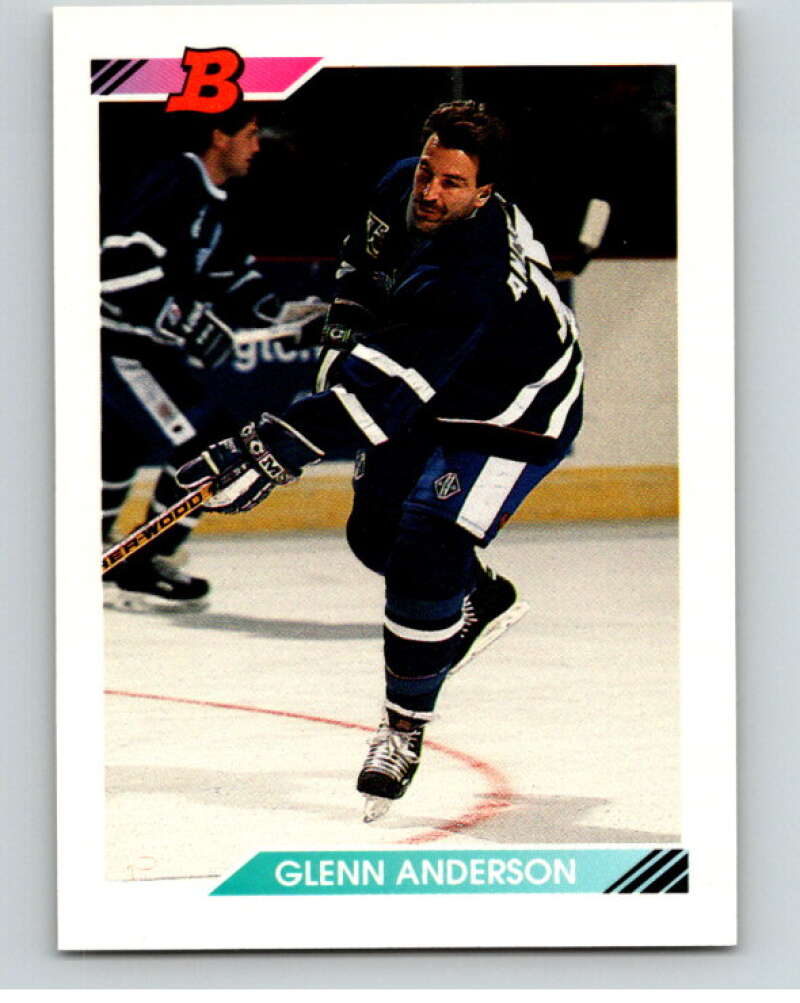 1992-93 Bowman #104 Glenn Anderson Toronto Maple Leafs V66626 Image 1