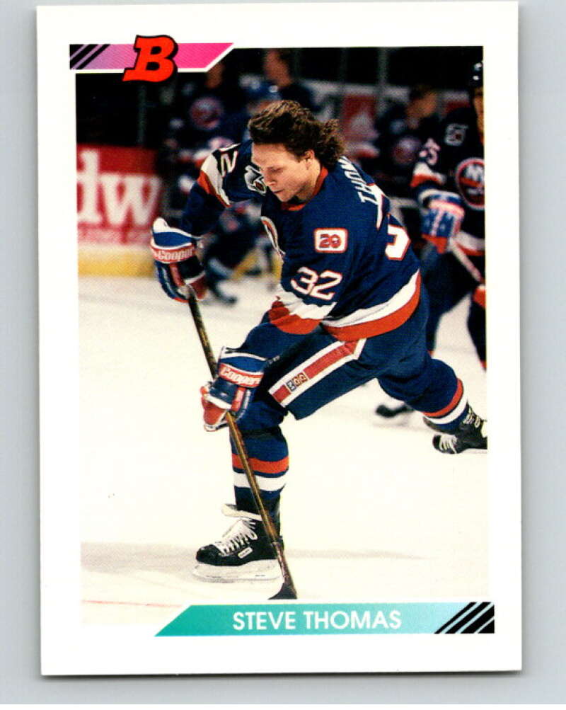 1992-93 Bowman #117 Steve Thomas New York Rangers V66629 Image 1