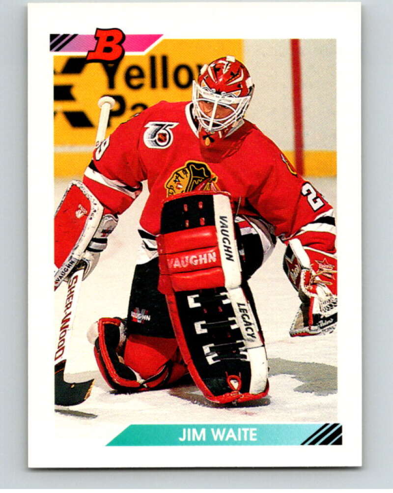 1992-93 Bowman #120 Jim Waite Chicago Blackhawks V66630 Image 1