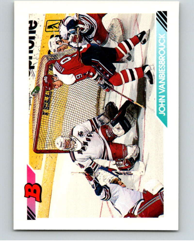 1992-93 Bowman #132 John Vanbiesbrouck New York Rangers V66633 Image 1