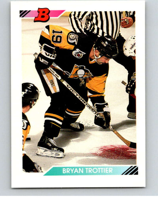 1992-93 Bowman #152 Bryan Trottier  Pittsburgh Penguins  V66635 Image 1