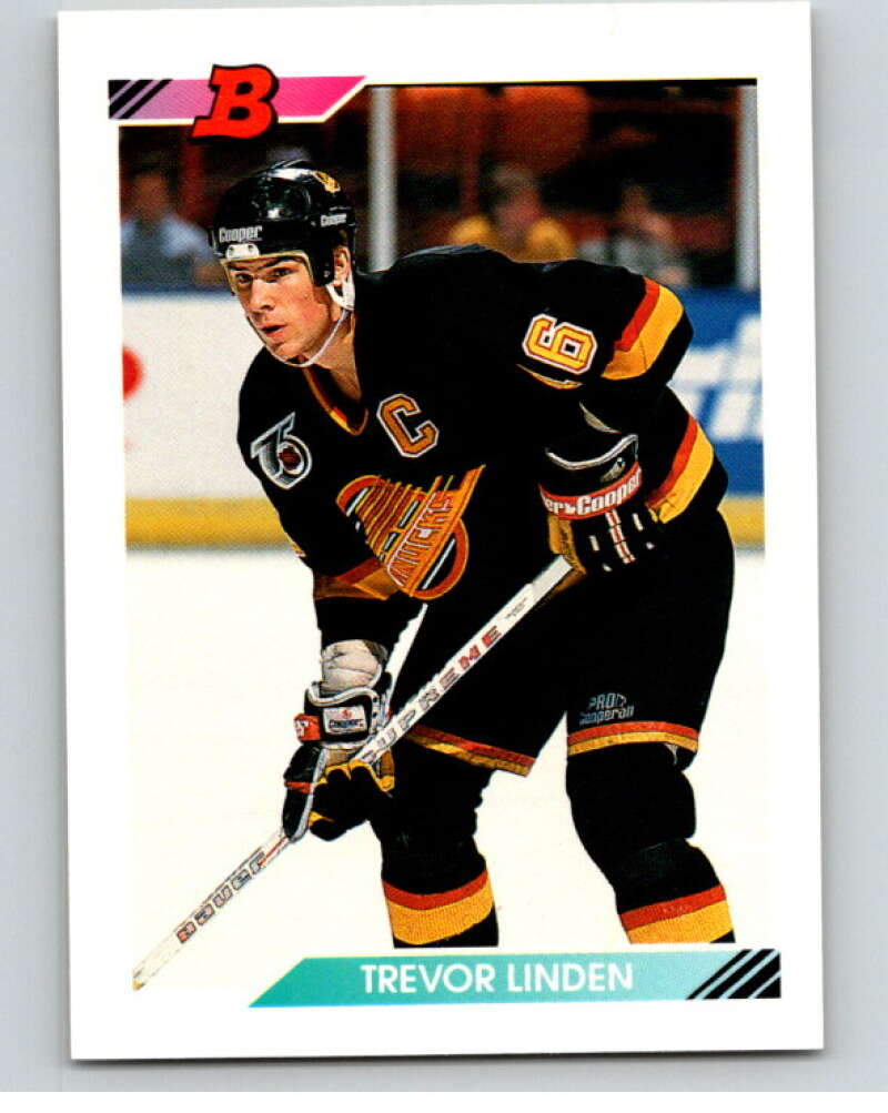 1992-93 Bowman #261 Trevor Linden Vancouver Canucks V66646 Image 1