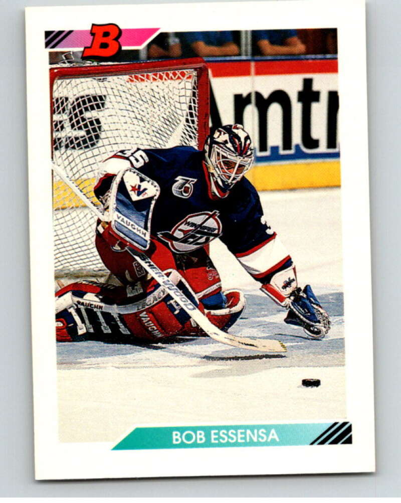 1992-93 Bowman #306 Bob Essensa Winnipeg Jets V66654 Image 1