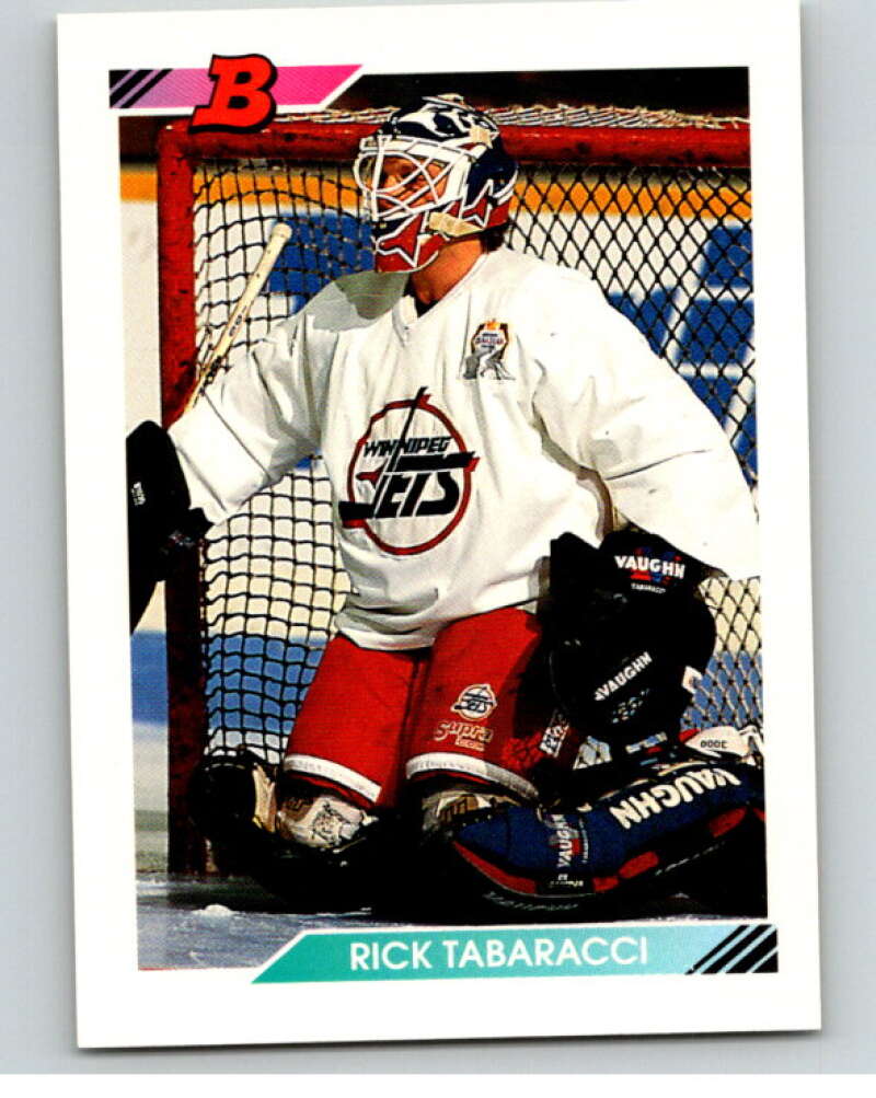 1992-93 Bowman #324 Rick Tabaracci Winnipeg Jets V66657 Image 1