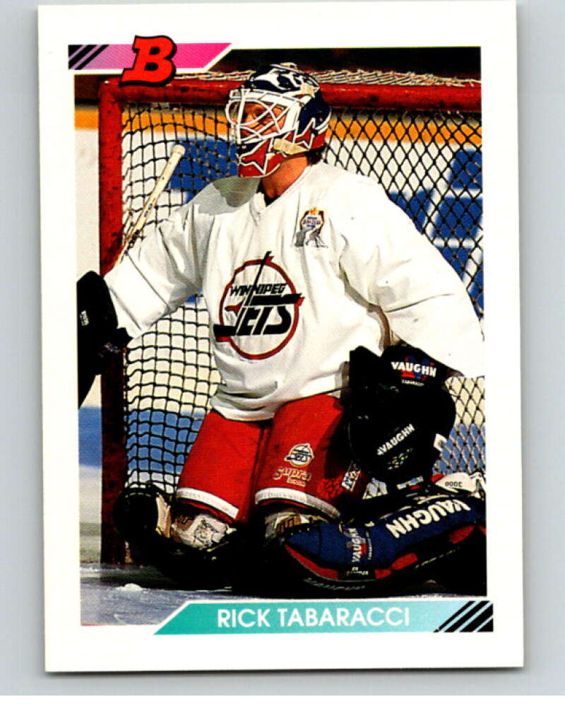 1992-93 Bowman #324 Rick Tabaracci Winnipeg Jets V66658 Image 1