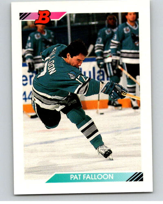 1992-93 Bowman #361 Pat Falloon  San Jose Sharks  V66659 Image 1