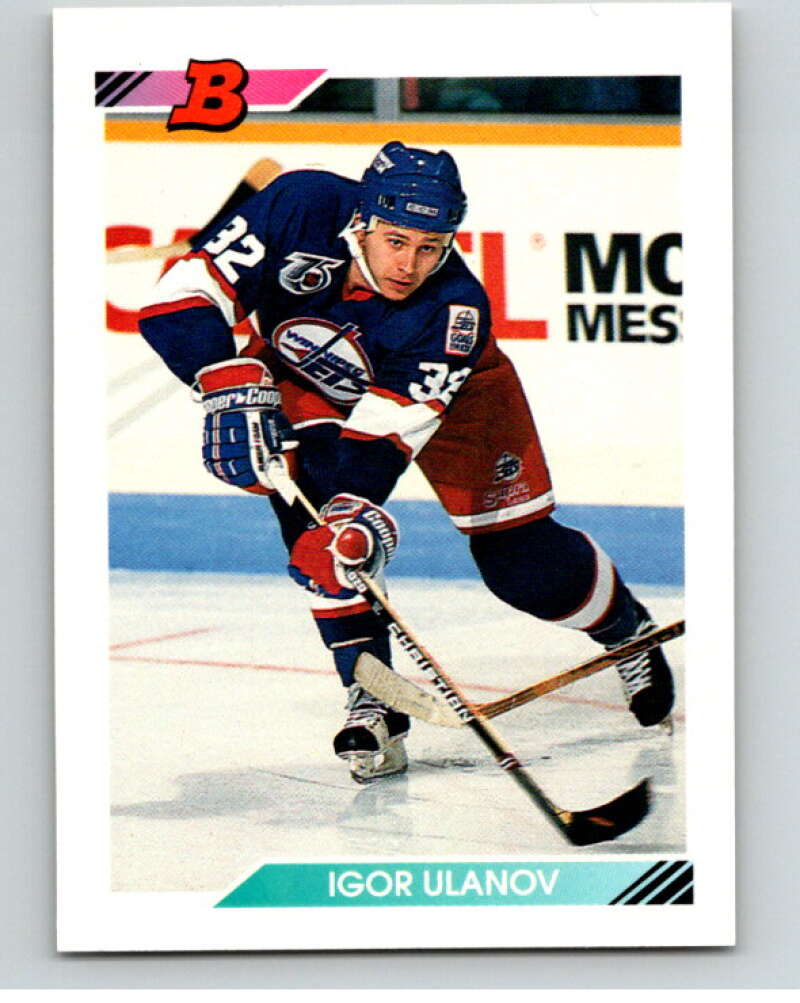 1992-93 Bowman #392 Igor Ulanov Winnipeg Jets V66663 Image 1