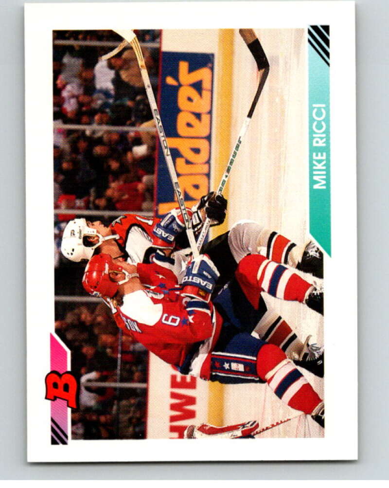 1992-93 Bowman #406 Mike Ricci Quebec Nordiques V66668 Image 1