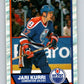 1989-90 O-Pee-Chee Box Bottoms #I Jari Kurri  Edmonton Oilers  V66702 Image 1