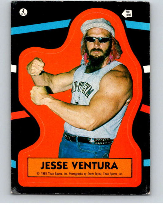 1985 O-Pee-Chee WWF Stickers #4 Jesse The Body Ventura   V66724 Image 1