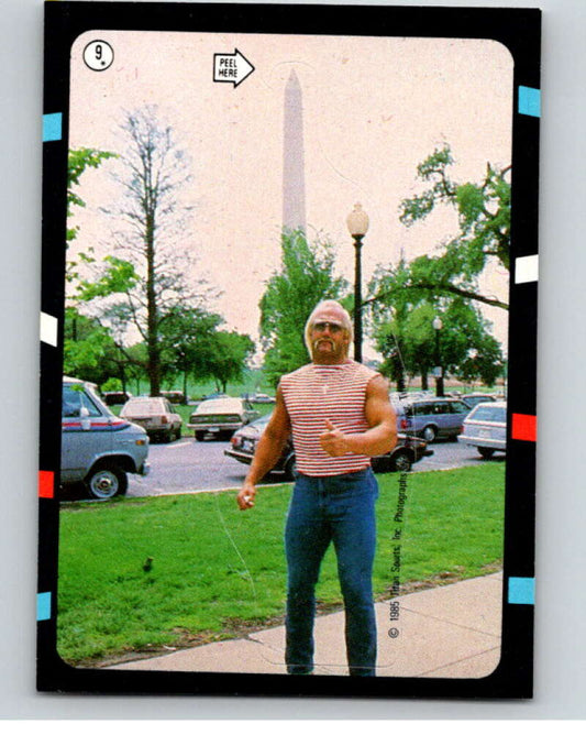 1985 O-Pee-Chee WWF Stickers #9 Hulk Hogan   V66725 Image 1