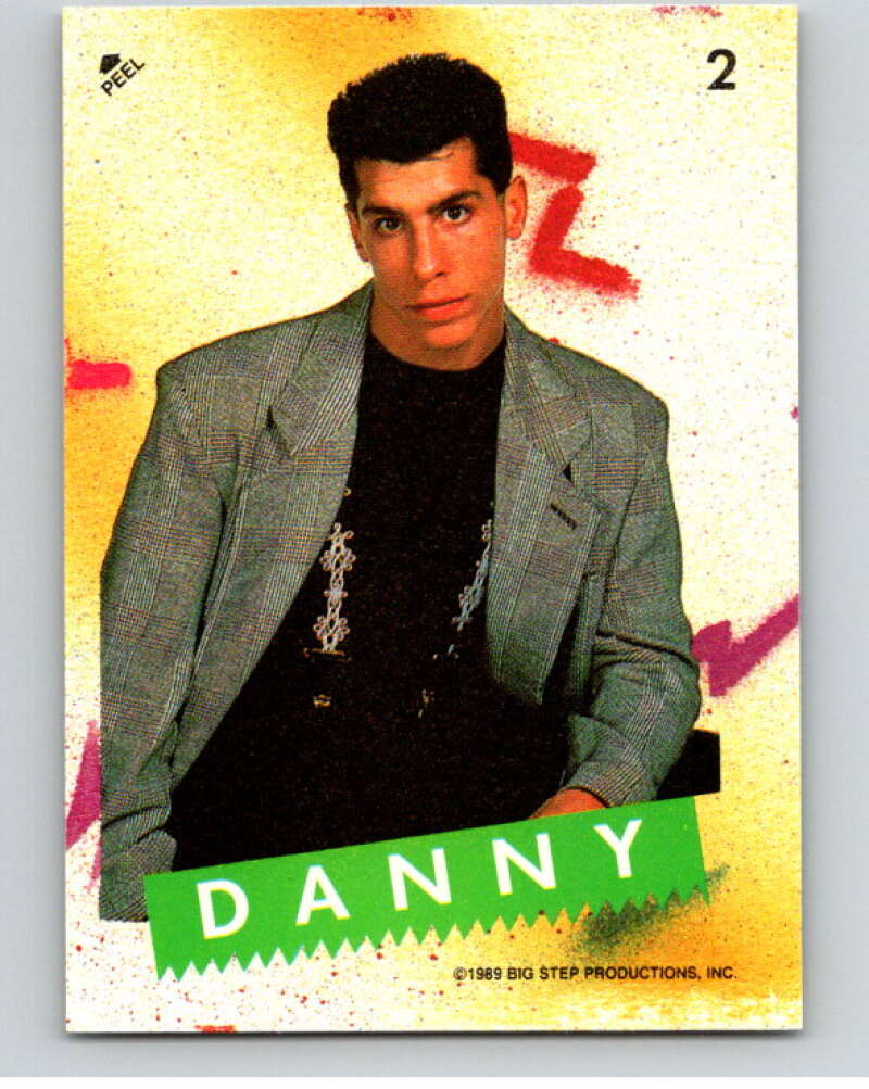 1989 New Kids on the Block Series One Stickers #2 Danny V66732 Image 1