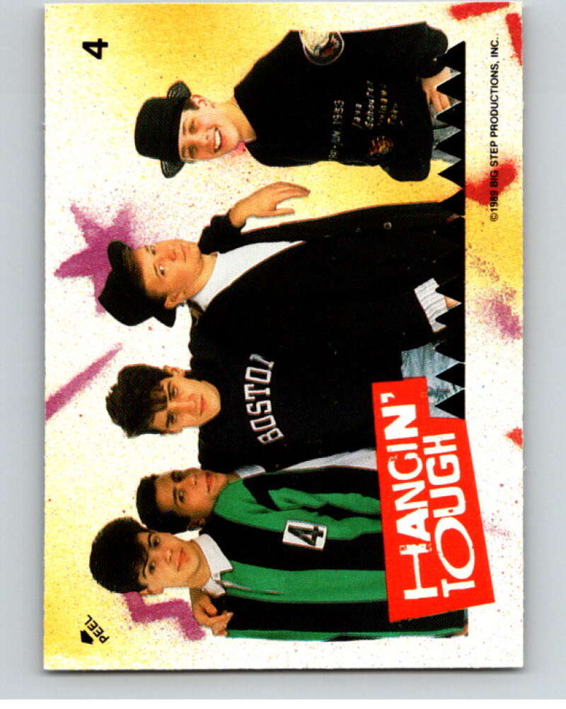 1989 New Kids on the Block Series One Stickers #4 Hangin' Tough V66736 Image 1