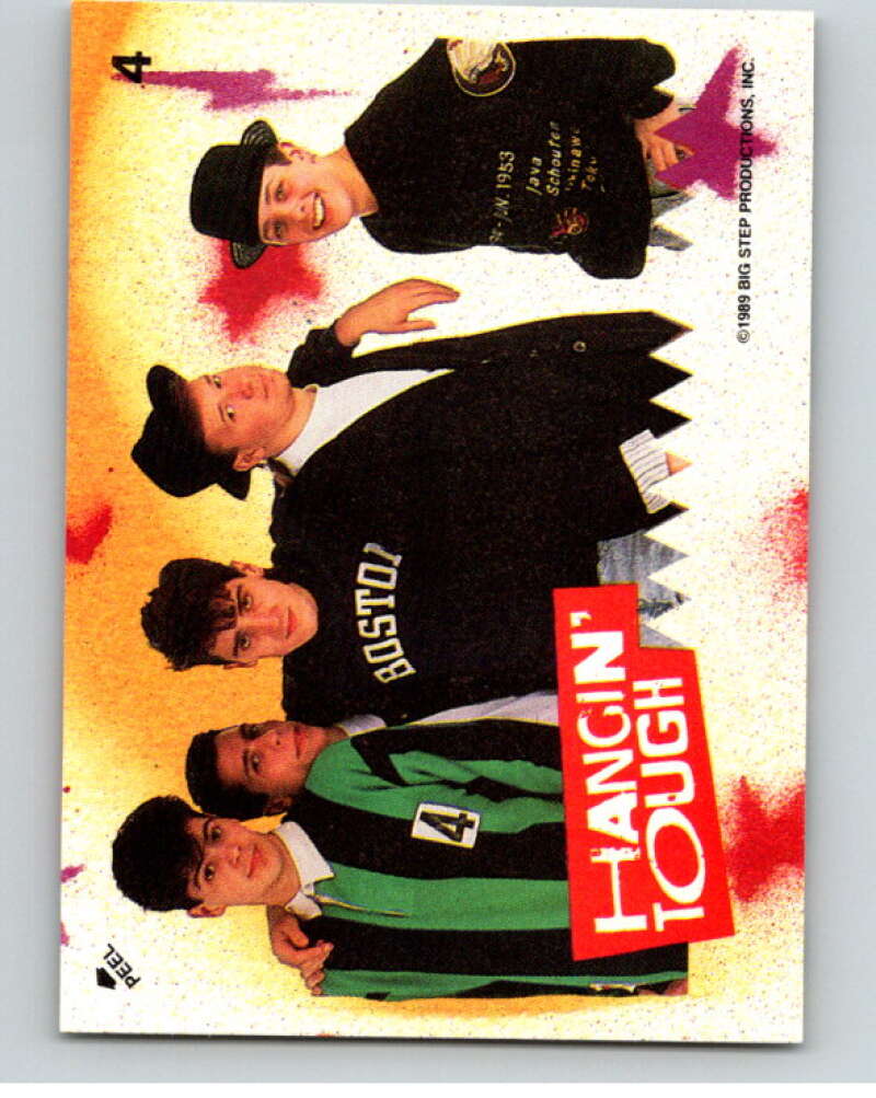 1989 New Kids on the Block Series One Stickers #4 Hangin' Tough V66737 Image 1
