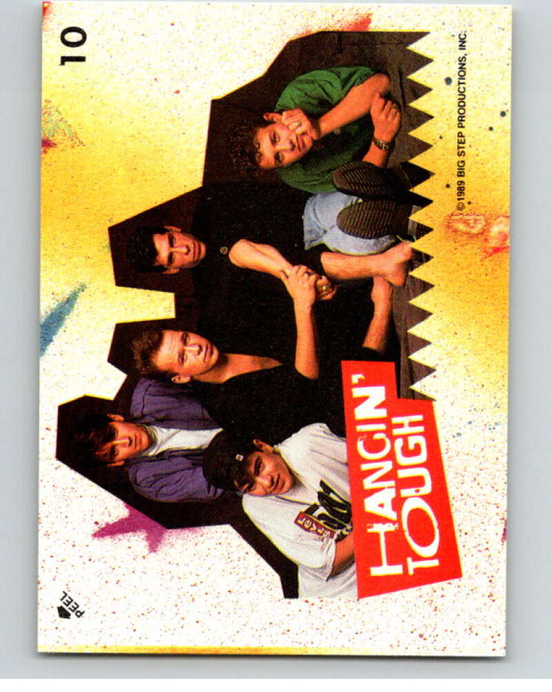 1989 New Kids on the Block Series One Stickers #10 Hangin' Tough V66748 Image 1