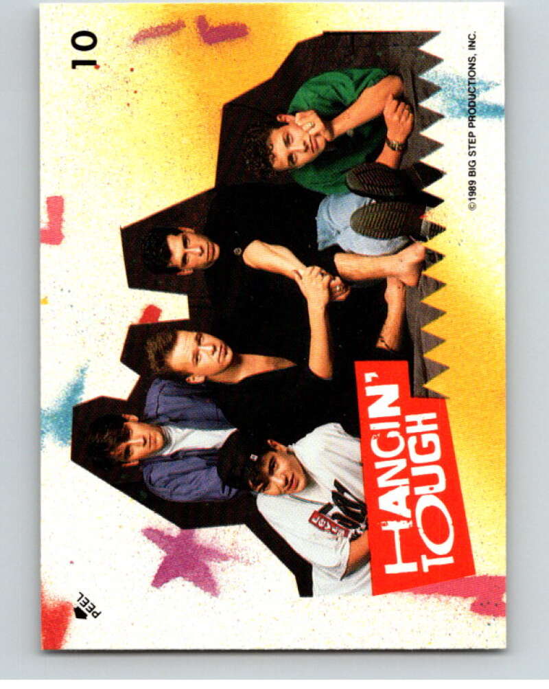 1989 New Kids on the Block Series One Stickers #10 Hangin' Tough V66749 Image 1