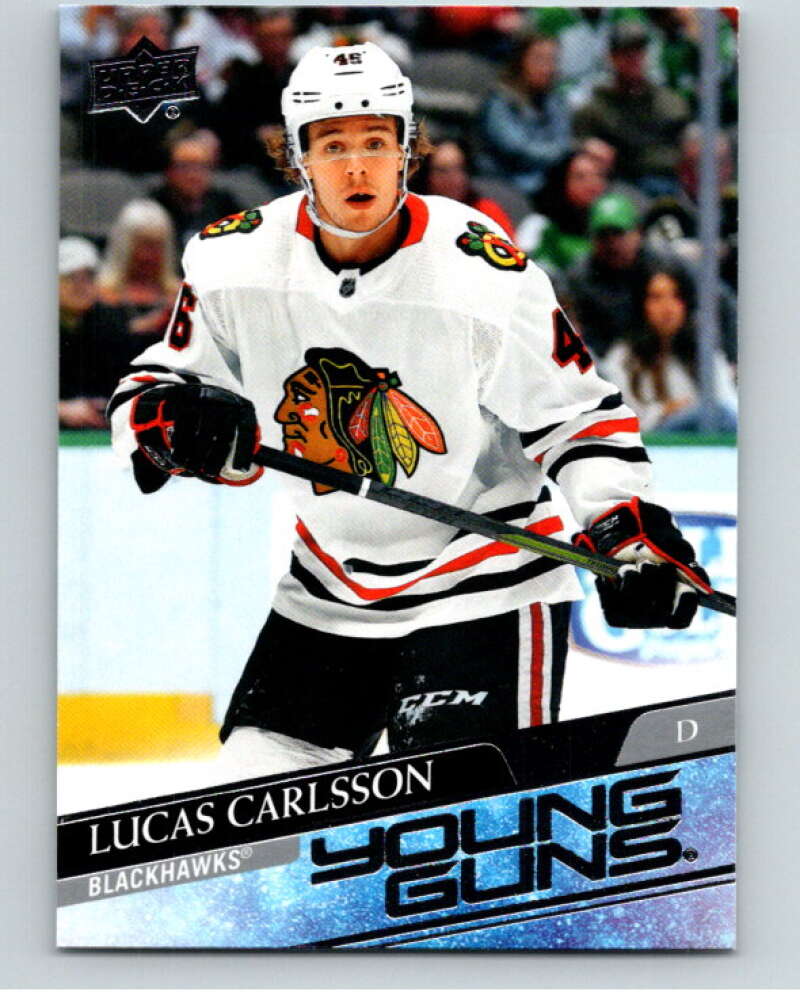 2020-21 Upper Deck #212 Lucas Carlsson Young Guns V66759 Image 1