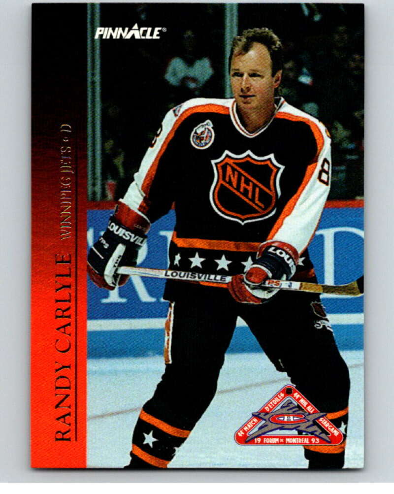 1993-94 Pinnacle All-Stars Canadian #27 Randy Carlyle Winnipeg Jets V66829 Image 1