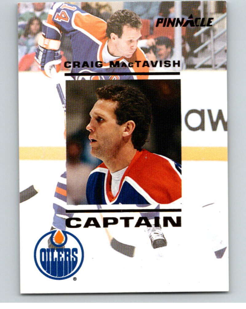 1993-94 Pinnacle Captains Canadian #8 Craig MacTavish V66866 Image 1