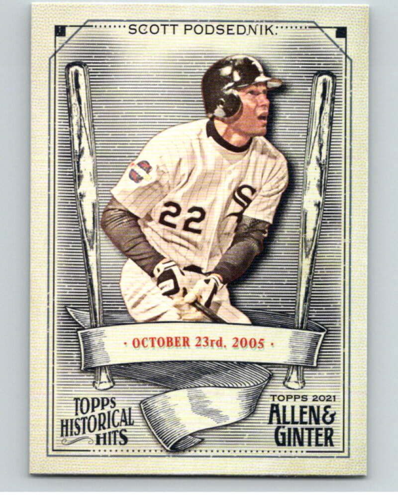 2021 Allen and Ginter Historic Hits #HH-28 Scott Podsednik V66916 Image 1