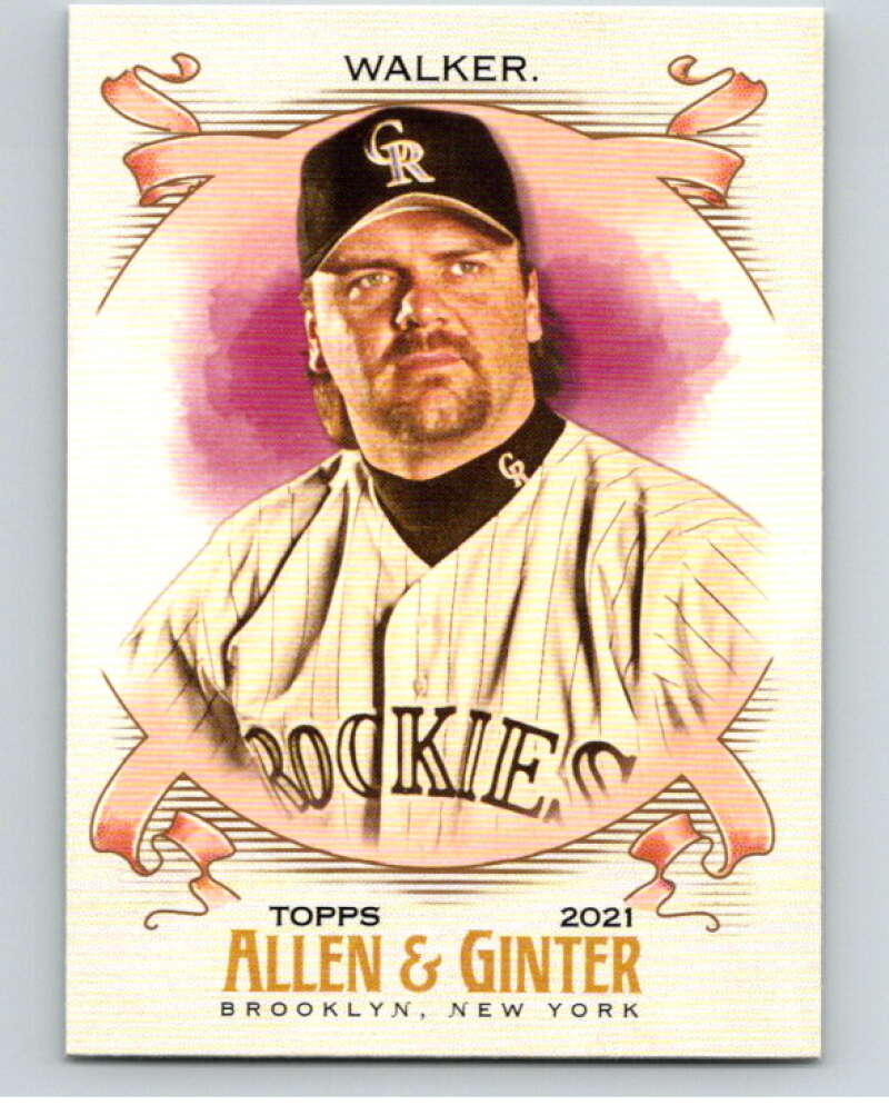 2021 Allen and Ginter #9 Larry Walker Colorado Rockies V66920 Image 1