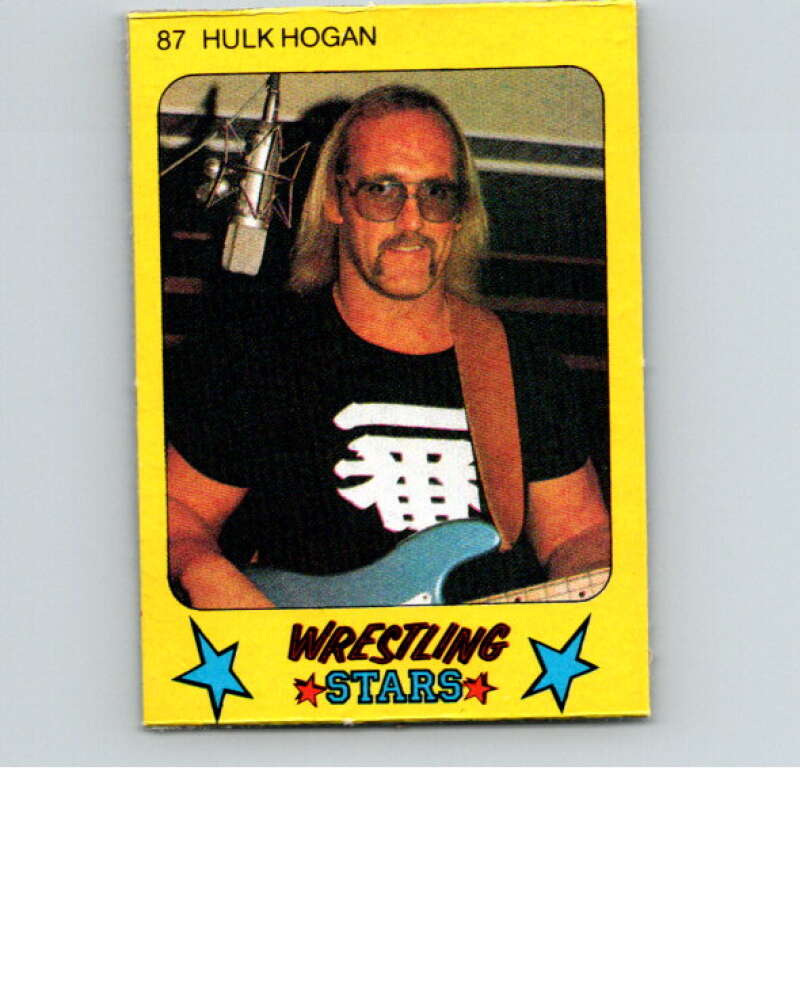 1986 Monty Gum Wrestling Stars #87 Hulk Hogan V67045 Image 1