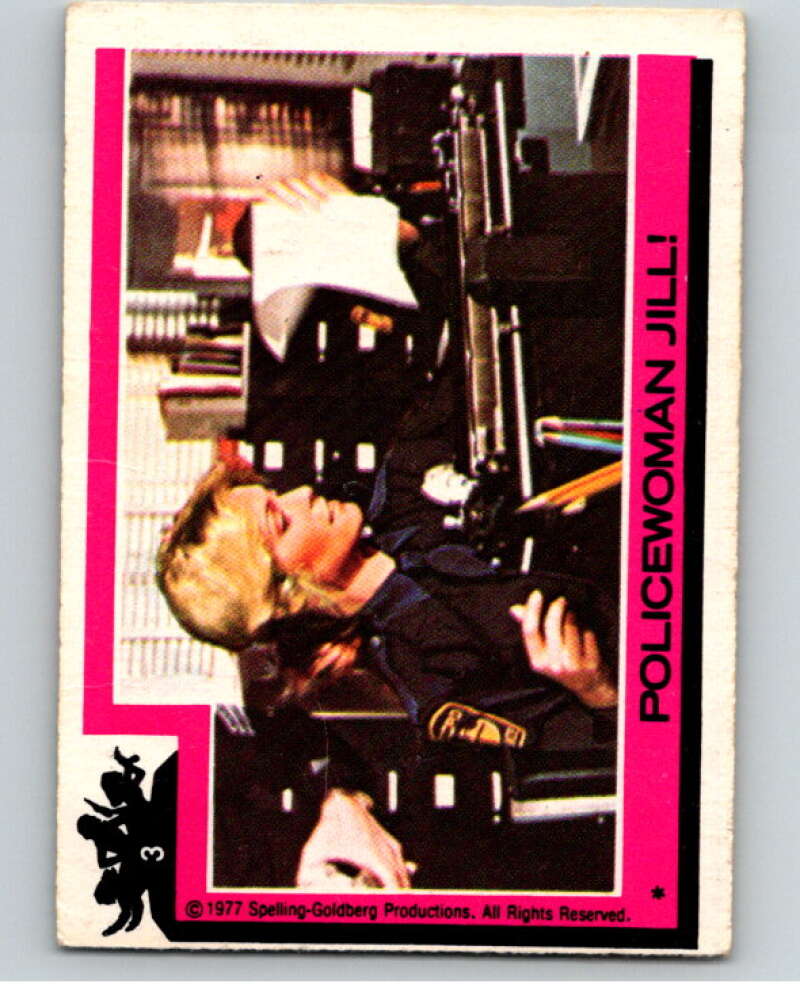 1977 Topps Charlie's Angels #3 Policewoman Jill V67069 Image 1