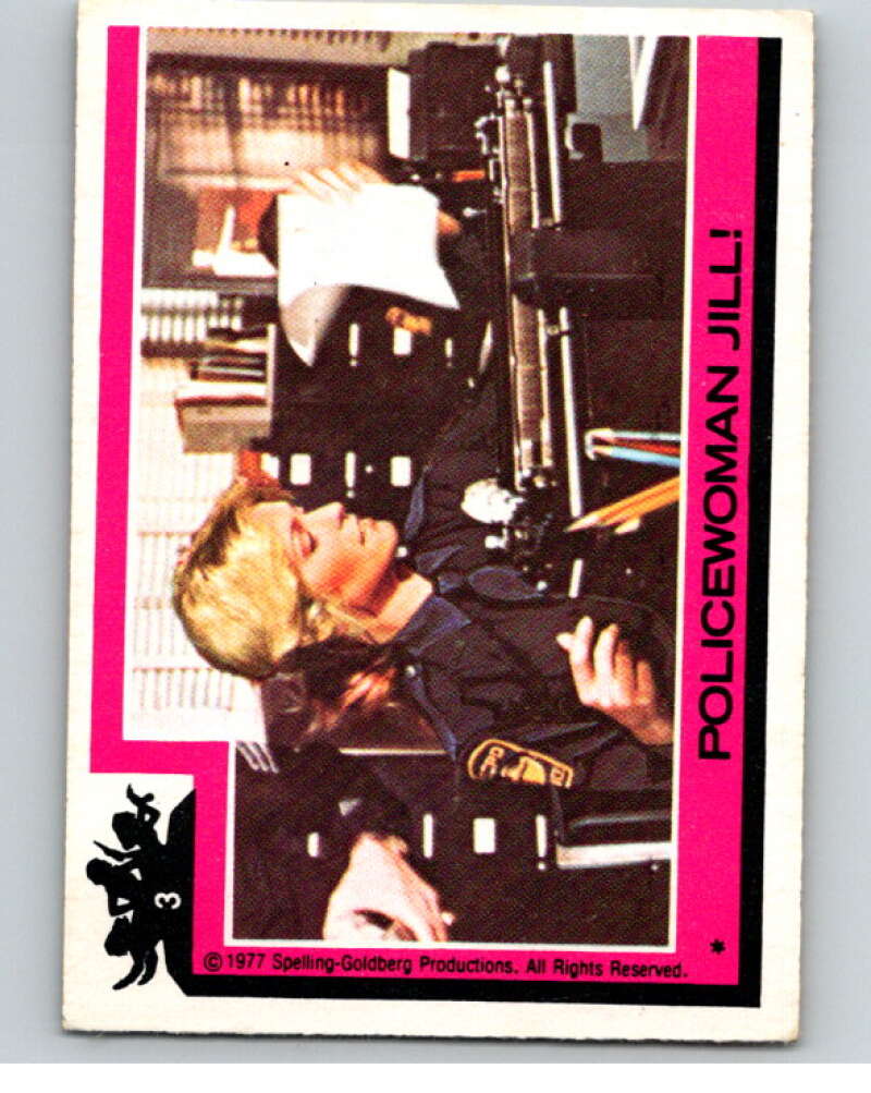 1977 Topps Charlie's Angels #3 Policewoman Jill V67071 Image 1