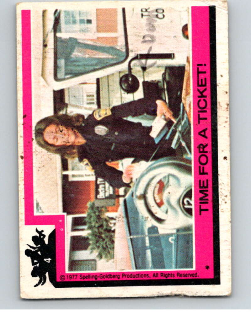 1977 Topps Charlie's Angels #4 Time for a Ticket V67075 Image 1