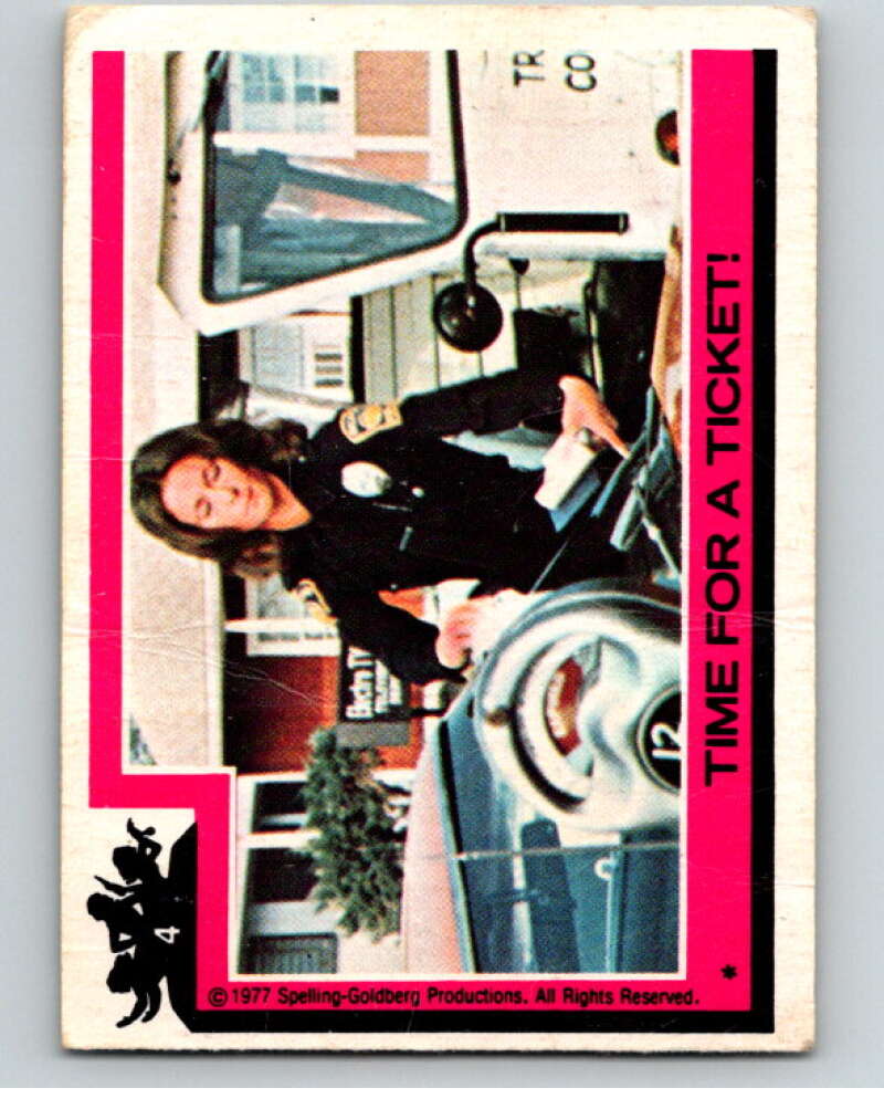 1977 Topps Charlie's Angels #4 Time for a Ticket V67076 Image 1