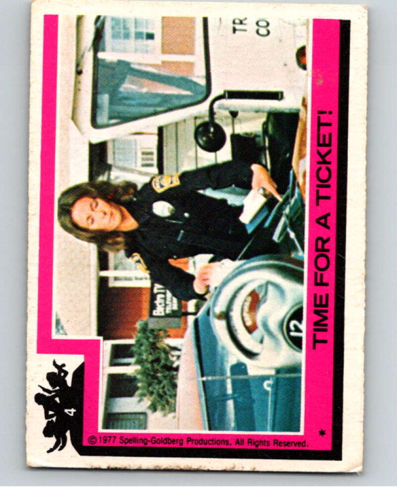 1977 Topps Charlie's Angels #4 Time for a Ticket V67078 Image 1