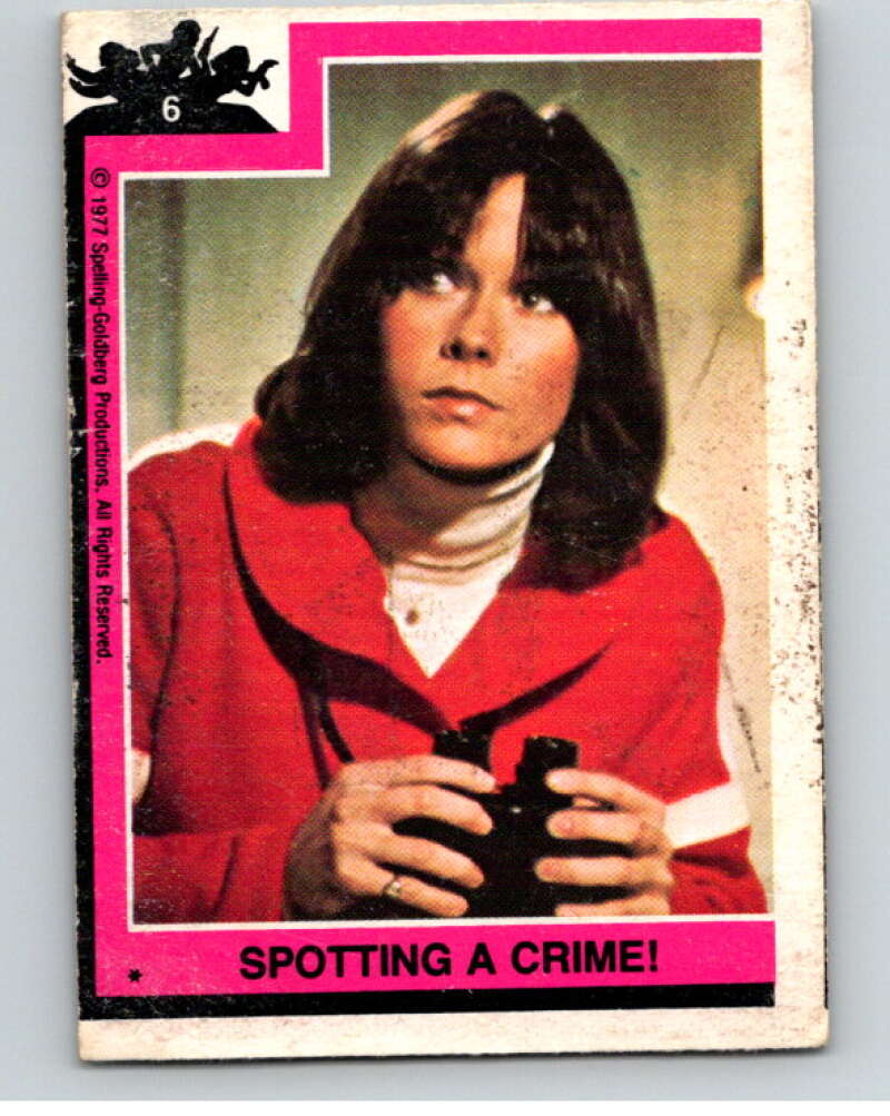 1977 Topps Charlie's Angels #6 Spotting a Crime V67084 Image 1