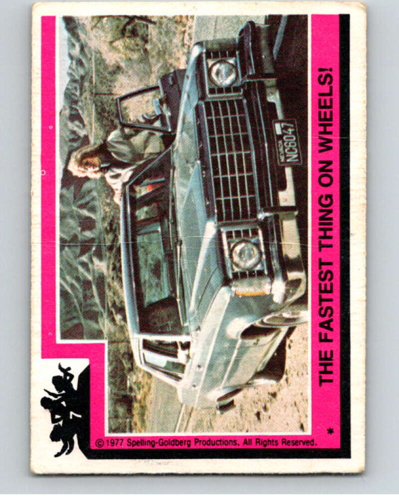 1977 Topps Charlie's Angels #7 The Fastest Thing on Wheels V67089 Image 1