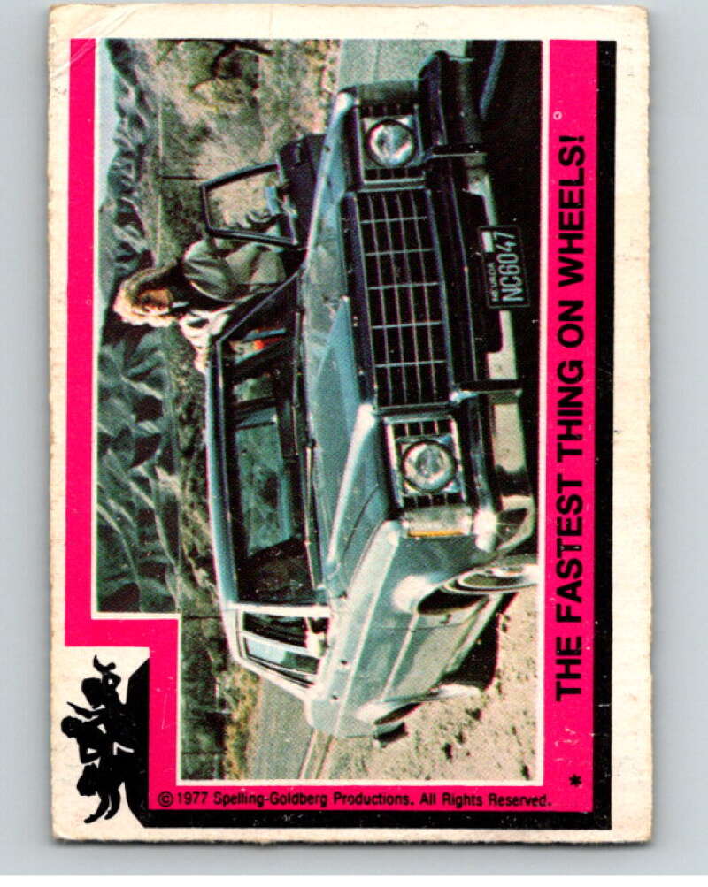 1977 Topps Charlie's Angels #7 The Fastest Thing on Wheels V67090 Image 1