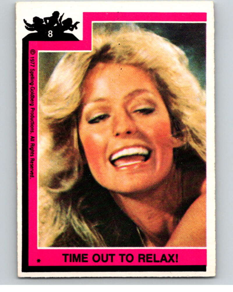 1977 Topps Charlie's Angels #8 Time Out To Relax V67094 Image 1