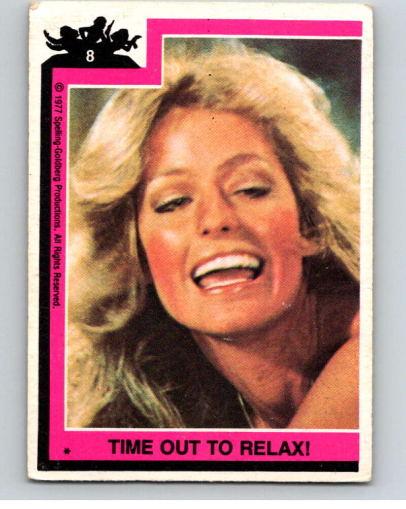 1977 Topps Charlie's Angels #8 Time Out To Relax V67095 Image 1