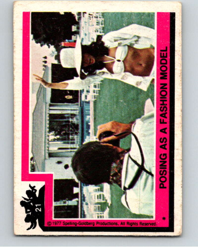1977 Topps Charlie's Angels #21 Posing as a Fashion Model V67136 Image 1