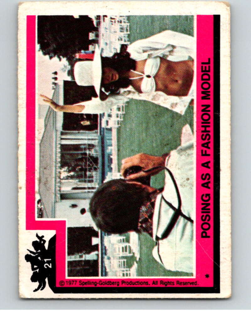 1977 Topps Charlie's Angels #21 Posing as a Fashion Model V67138 Image 1