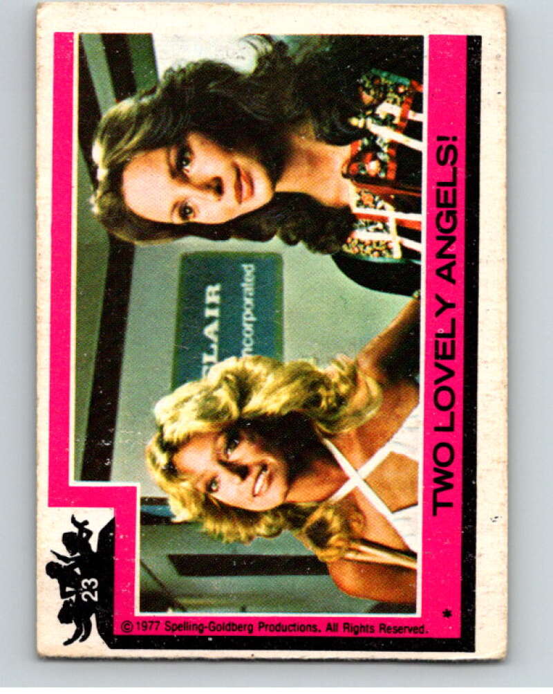 1977 Topps Charlie's Angels #23 Two Lovely Angels V67141 Image 1