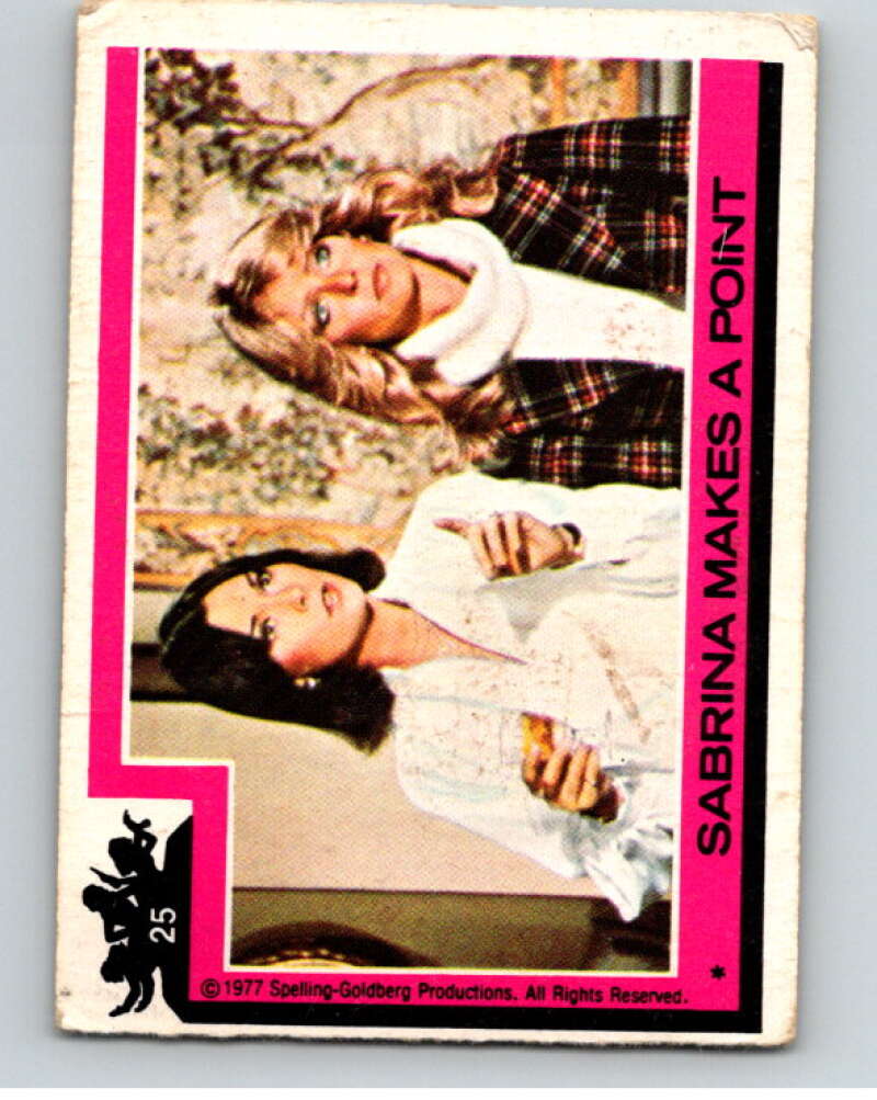 1977 Topps Charlie's Angels #25 Sabrina Makes a Point V67146 Image 1