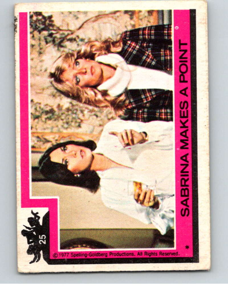 1977 Topps Charlie's Angels #25 Sabrina Makes a Point V67147 Image 1