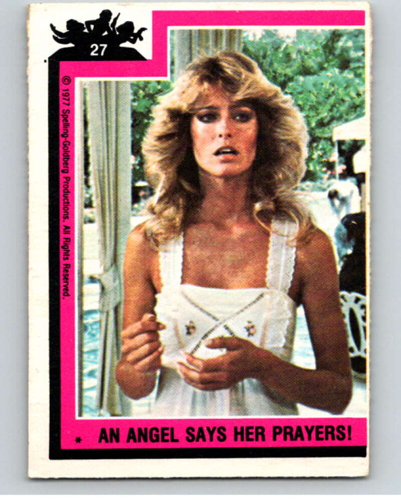 1977 Topps Charlie's Angels #27 An Angel Says Her Prayers V67154 Image 1