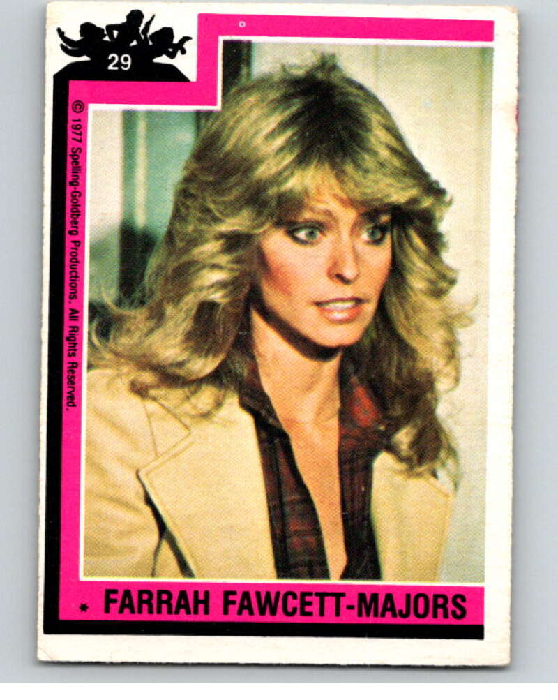 1977 Topps Charlie's Angels #29 Farrah Fawcett-Majors V67158 Image 1