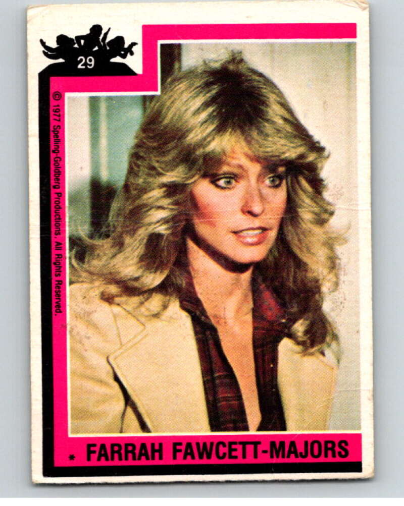 1977 Topps Charlie's Angels #29 Farrah Fawcett-Majors V67162 Image 1