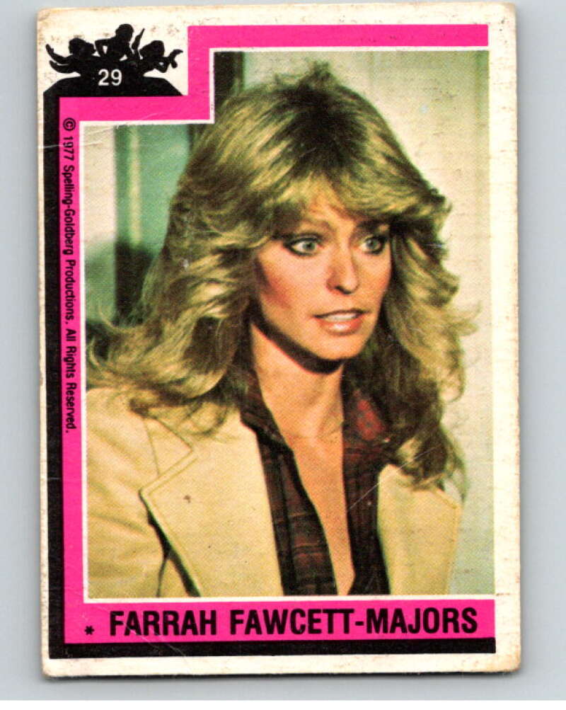 1977 Topps Charlie's Angels #29 Farrah Fawcett-Majors V67163 Image 1