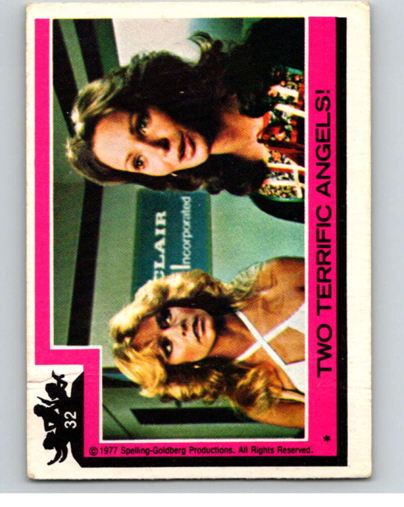 1977 Topps Charlie's Angels #32 Two Terrific Angels V67171 Image 1