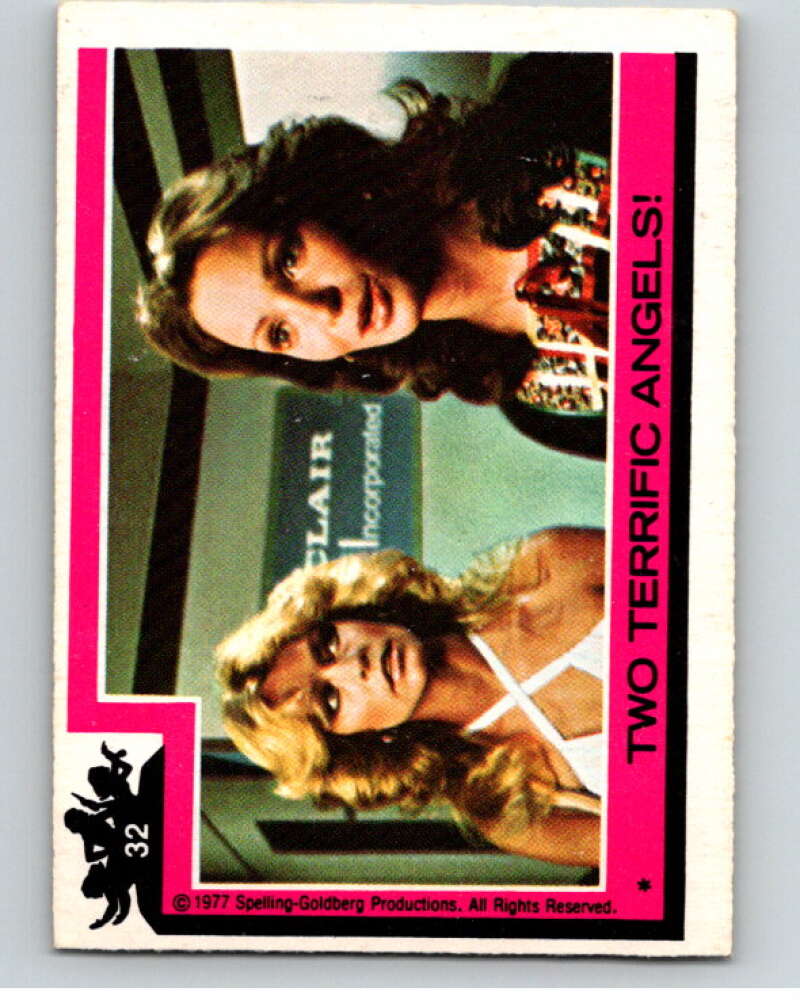 1977 Topps Charlie's Angels #32 Two Terrific Angels V67172 Image 1