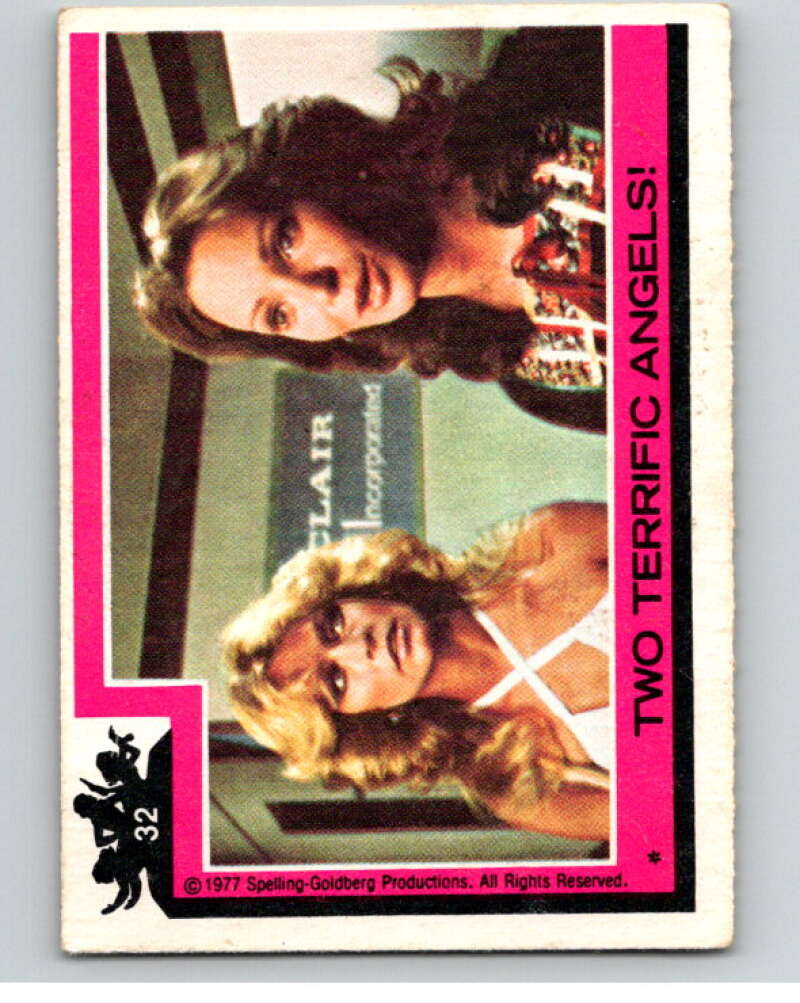 1977 Topps Charlie's Angels #32 Two Terrific Angels V67173 Image 1