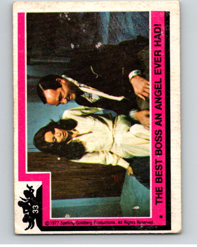 1977 Topps Charlie's Angels #33 The Best Boss an Angel Ever Had V67174 Image 1