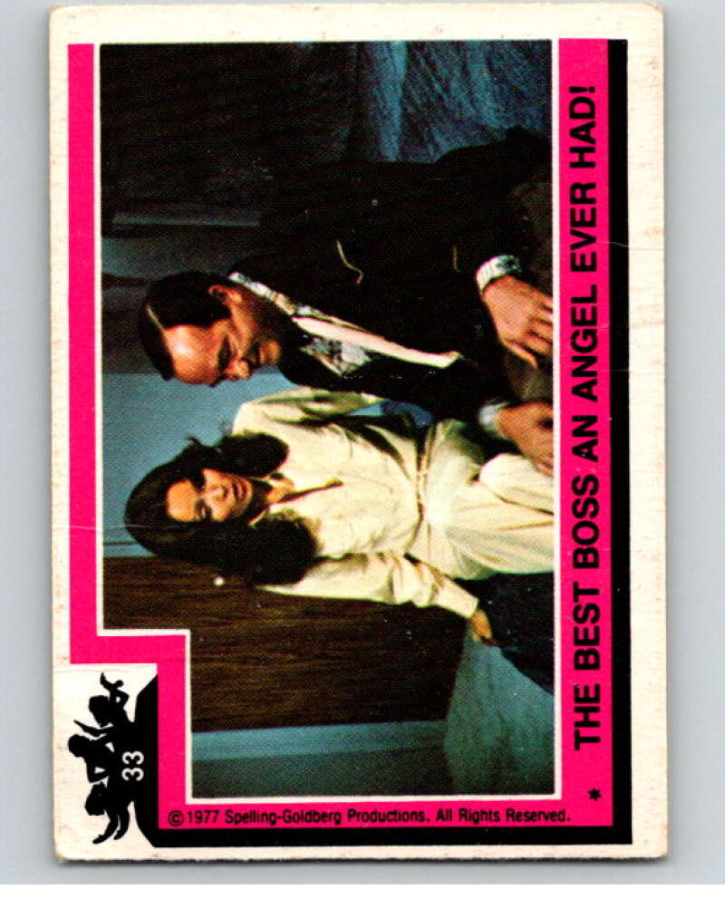 1977 Topps Charlie's Angels #33 The Best Boss an Angel Ever Had V67175 Image 1